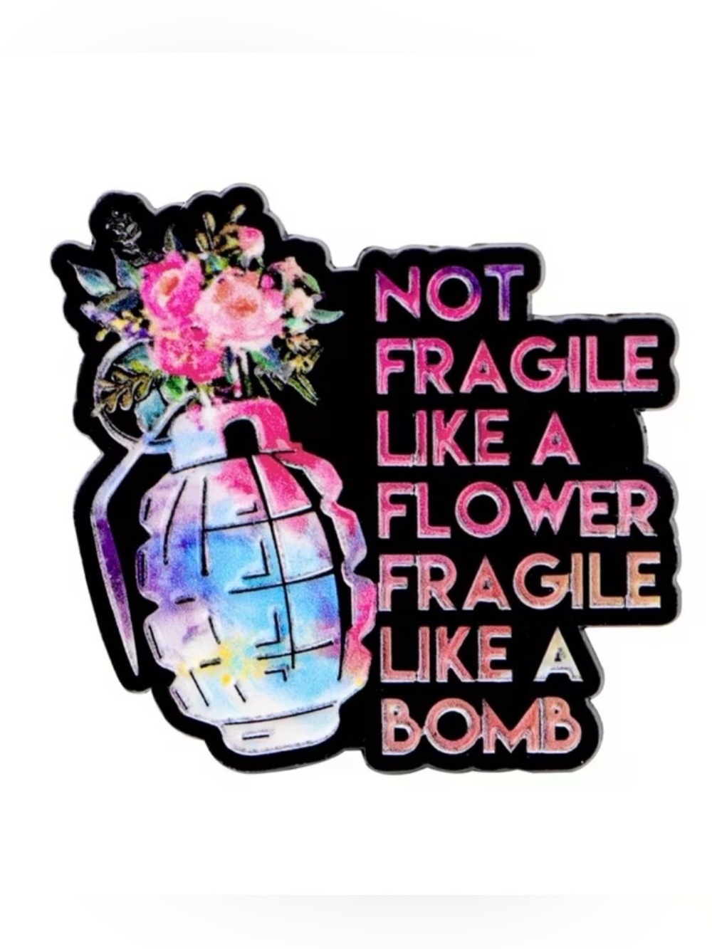 Pin, Humorous Enamel Lapel Pin NEW